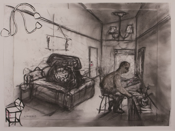 William Kentridge, Drawing for HOT(E)L