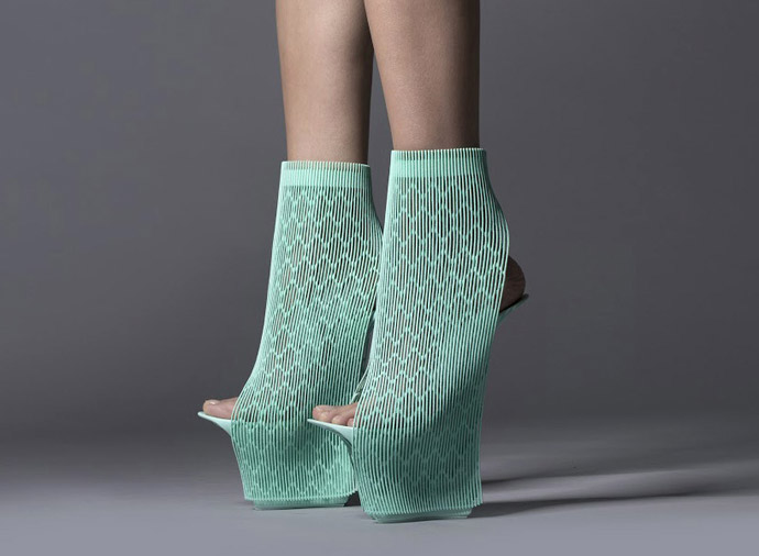 3D printing: Architectural Shoe Exhibition, 3D printed shoes