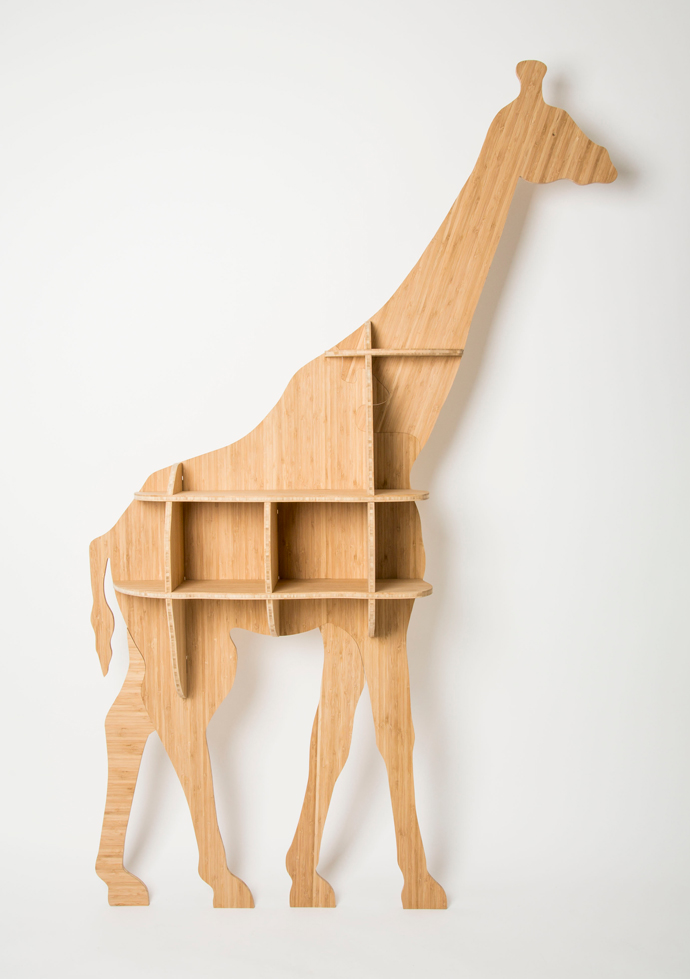 Head On Design's Giraffe Bookshelf
