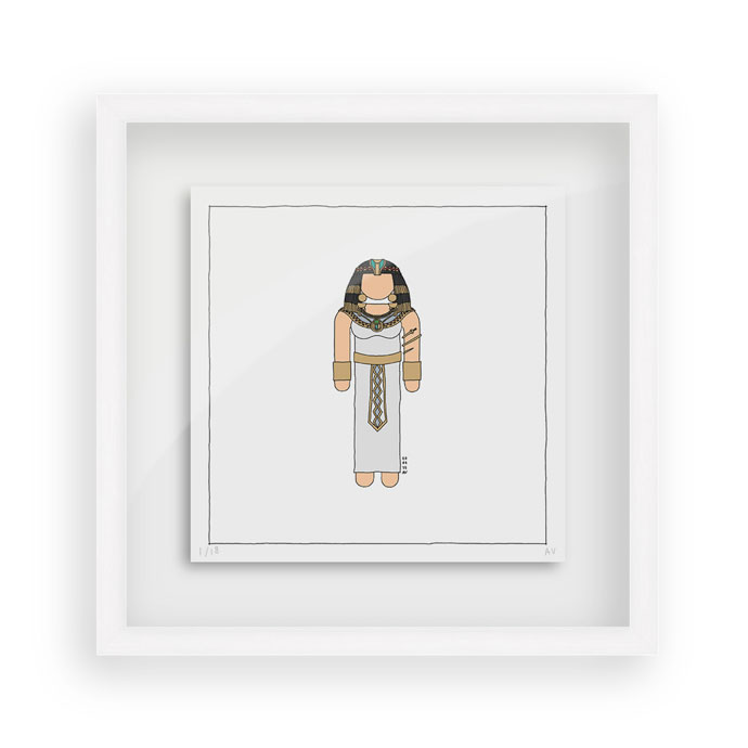 10-Queen-Cleopatra---Persona-Art-Project-(Ant-Vervoort-Hand-Drawing)