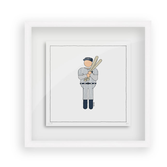 2-Babe-Ruth---Persona-Art-Project-(Ant-Vervoort-Hand-Drawing)