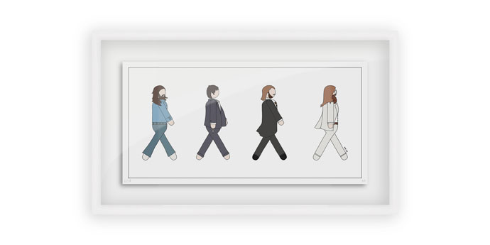 2-Beatles-Abbey-Road---Persona-Art-Project-(Ant-Vervoort-Hand-Drawing)