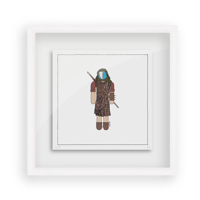 3-Braveheart-William-Wallace---Persona-Art-Project-(Ant-Vervoort-Hand-Drawing)