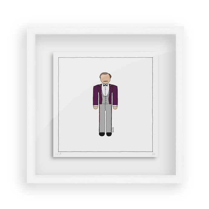 4-Grand-Budapest-Hotel-Monsieur-Gustave---Persona-Art-Project-(Ant-Vervoort-Hand-Drawing)