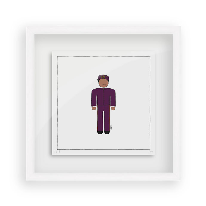 4-Grand-Budapest-Hotel-Mr-Mustafa---Persona-Art-Project-(Ant-Vervoort-Hand-Drawing)