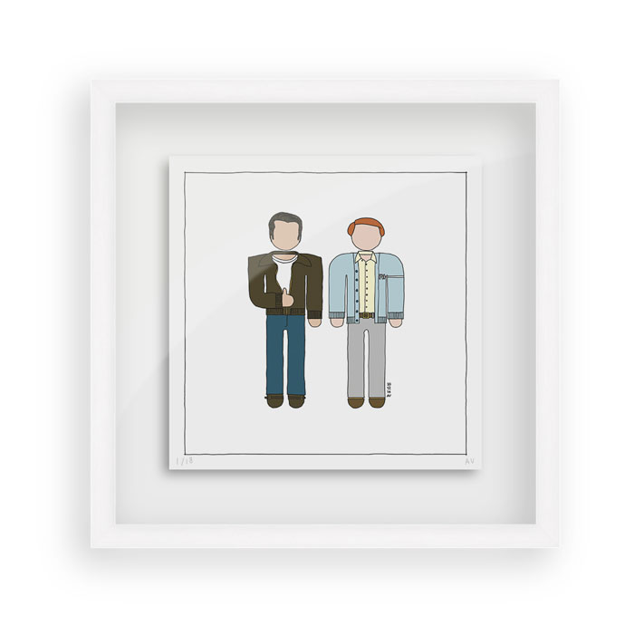 5-Happy-Days-Fonzie-and-Richie-Cunningham---Persona-Art-Project-(Ant-Vervoort-Hand-Drawing)