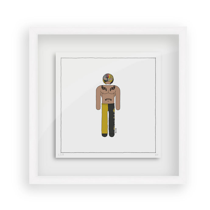 5-Ray-Mysterio---Persona-Art-Project-(Ant-Vervoort-Hand-Drawing)