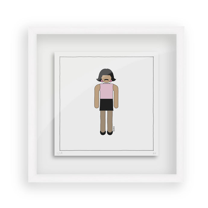 8-Freddie-Mercury-in-Pink---Persona-Art-Project-(Ant-Vervoort-Hand-Drawing)