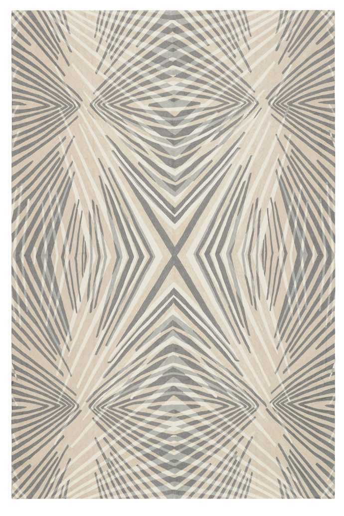 Reflections crewelwork rug by Allegra Hicks