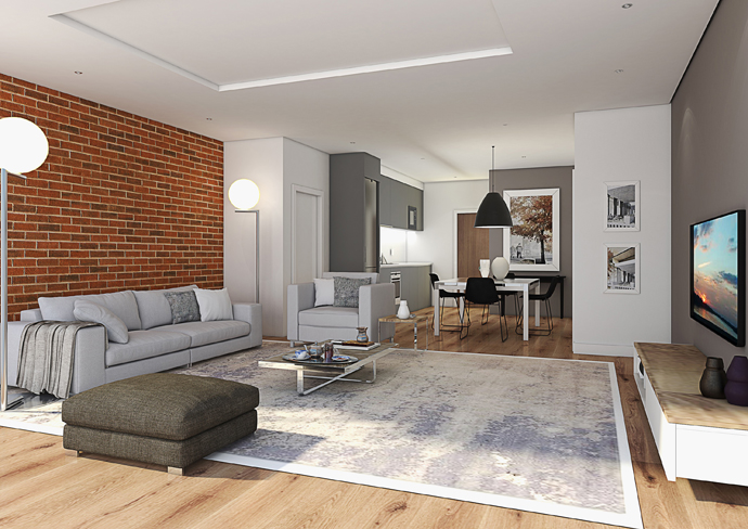 The-Yacht-Club-Unit-Type-B-Livingroom-View-Print