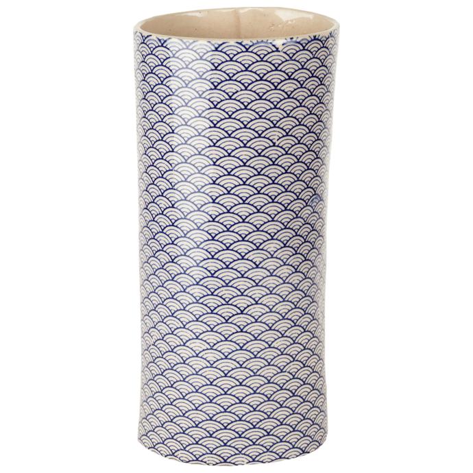 Printed Cylinder Vase, R299