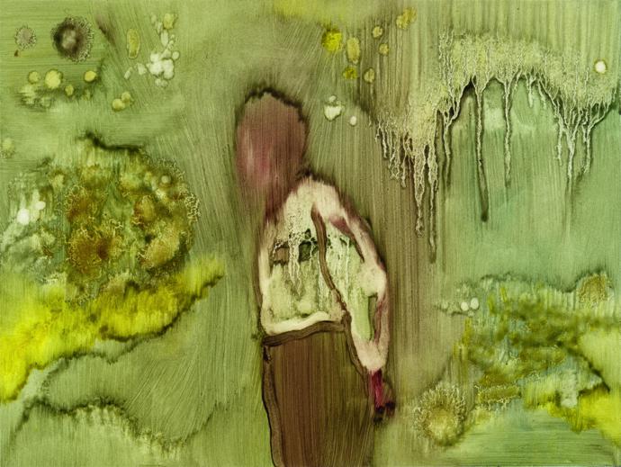 Sarah Biggs Taxman 2016 Oil on paper 193x257mm