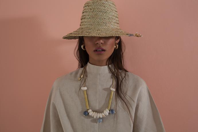 assembled-talisman-golden-horn-earrings-hat