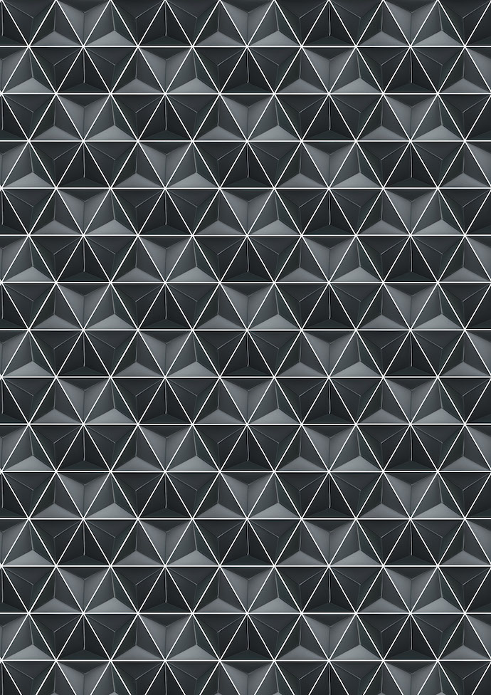 charcoal-hexagons
