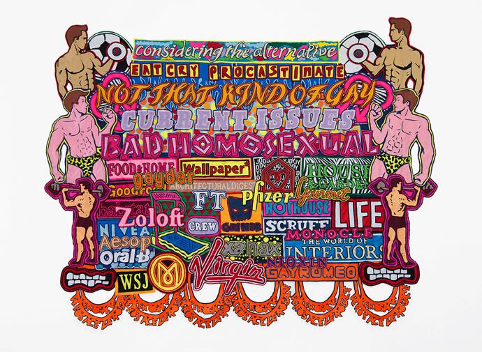 Bad Homosexual | 2017 | Felt Collage | 302 x 234 cm