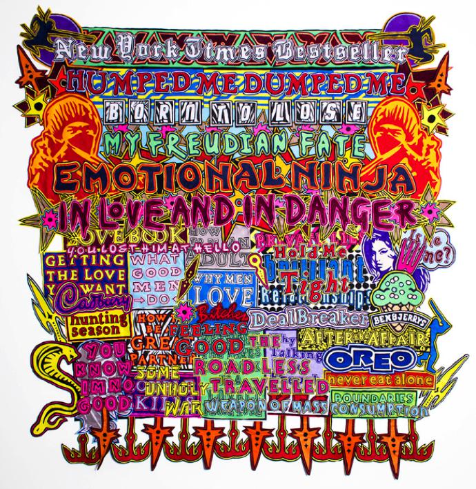 Emotional Ninja | 2015 | Felt | 250 x 236 cm