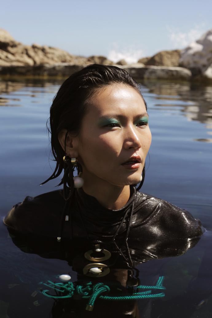 Enso A and B earrings. Hokusai earrings. Sabi pearl pendant. Jing pendant (2)