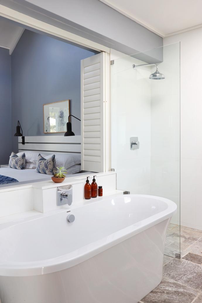 Spacious en-suite bathrooms have under floor heating, heated towel rails and a range of eco-friendly bath- and body-care products.
