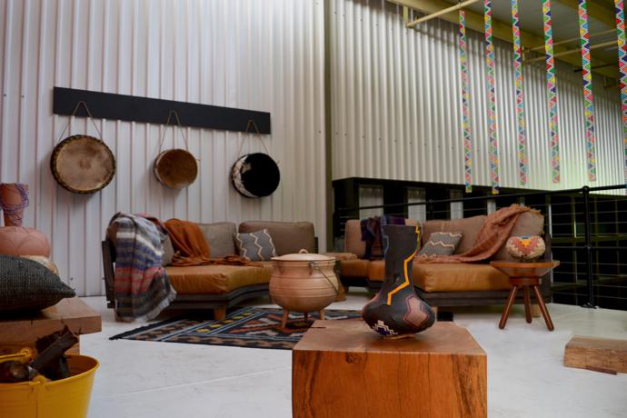 Nguni-inspired interior