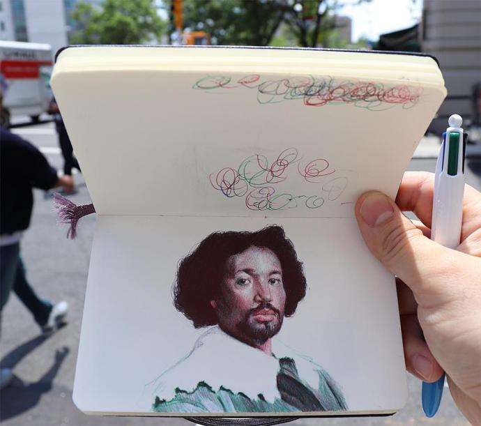 Ballpoint Pen Drawings By Nicholas V Sanchez10