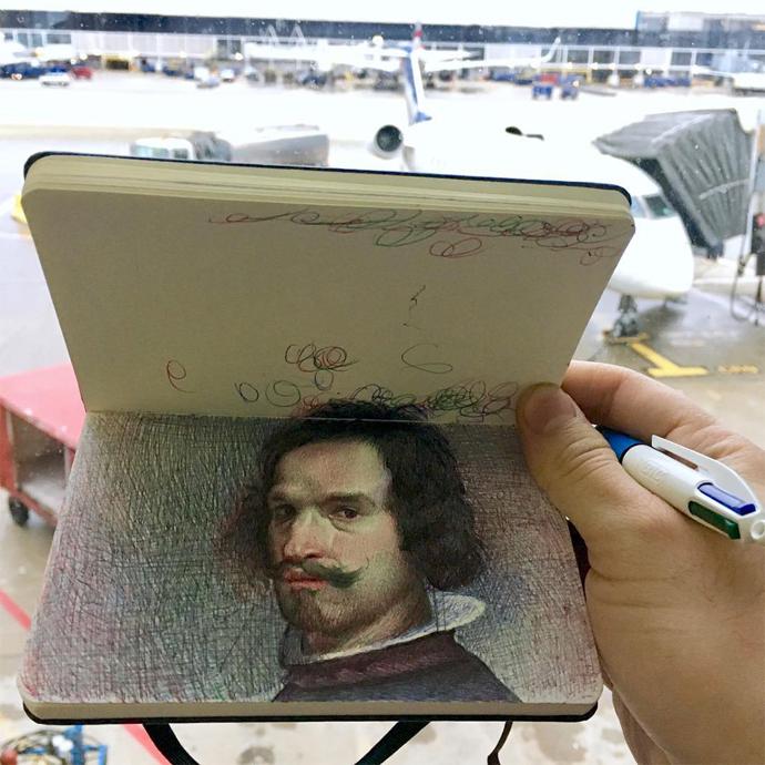 Ballpoint Pen Drawings By Nicholas V Sanchez9