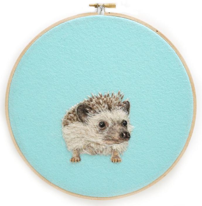 Fibre Artist Dani Ives Wool Paintings1