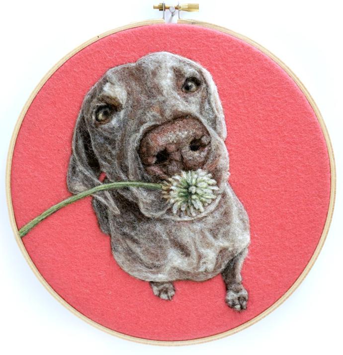 Fibre Artist Dani Ives Wool Paintings18