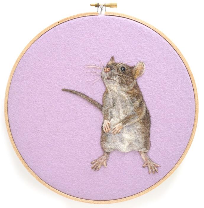 Fibre Artist Dani Ives Wool Paintings22