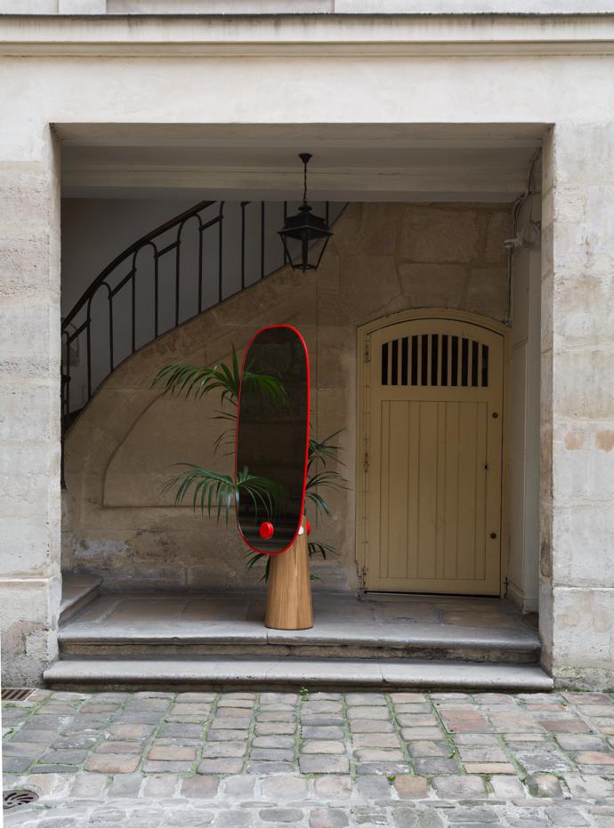 Iconic Standing Mirror by Dan Yeffet and Lucie Koldova.
