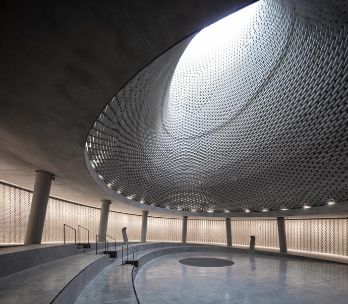 Mount Herzl Memorial Hall in Jerusalem, Israel. IMAGE: Amit Geron