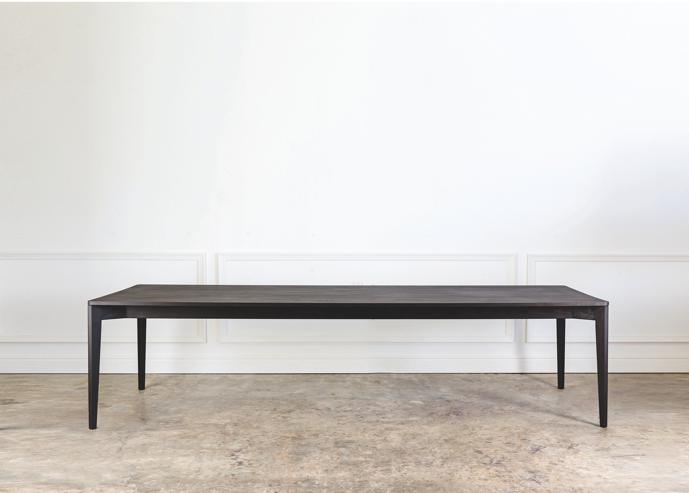 Ivor Classic Table in Black Oak.