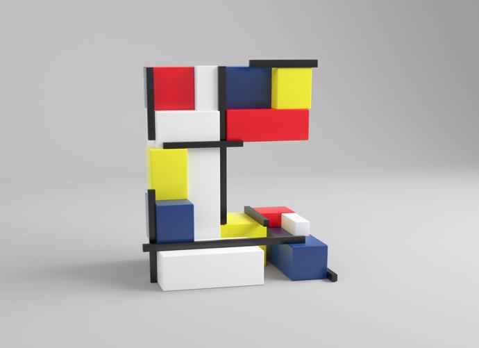 C – Piet Mondrian