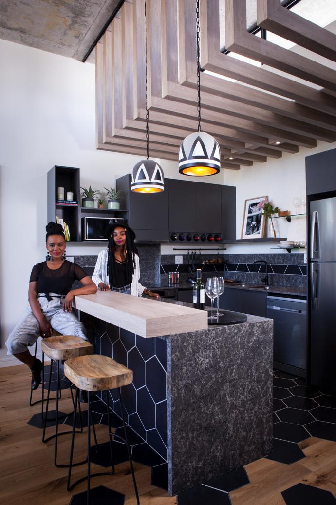 Win a Home Season 5 winners Team R&K, Rekopile Belebesi and Koketso Marole. 