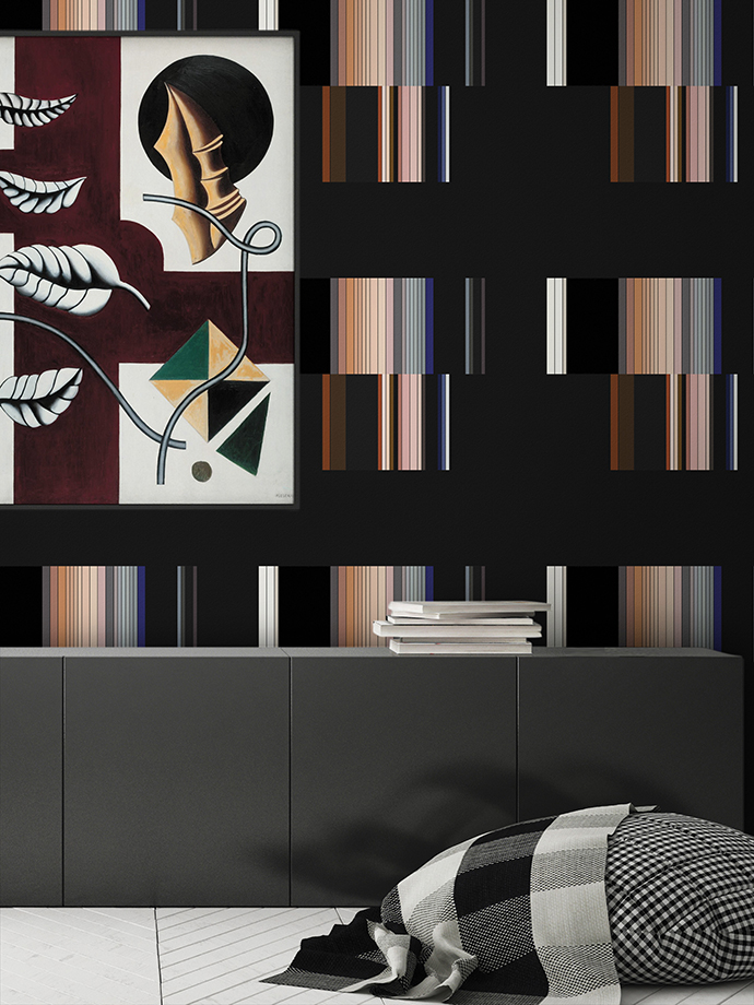 mock up poster frame in interior background, Scandinavian style,