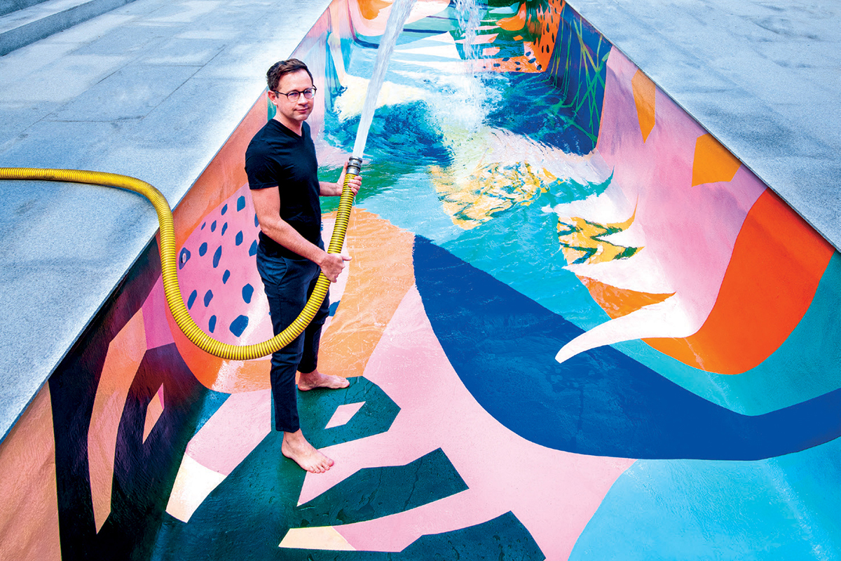 Bold Tropical Pool Design in Cape Town by Etienne Hanekom & Ilaria