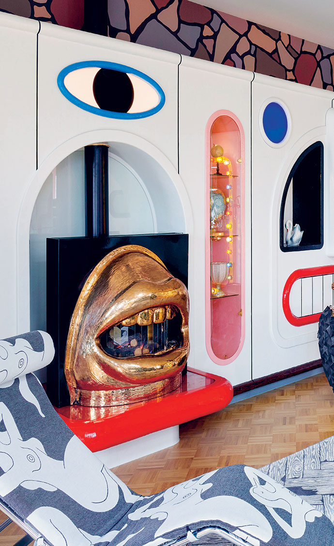 The whimsical penthouse residence of Viktor&Rolf co-founder Rolf Snoeren in Amsterdam, the Netherlands is the work of Studio Job.