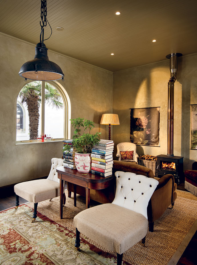 The cosy back corner of the games room.