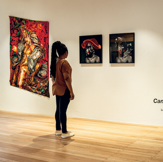 Lebombo’s opening exhibition included works by Lunga Ntila, Asemahle Ntlonti, Athi-Patra Ruga and Chris Soal.