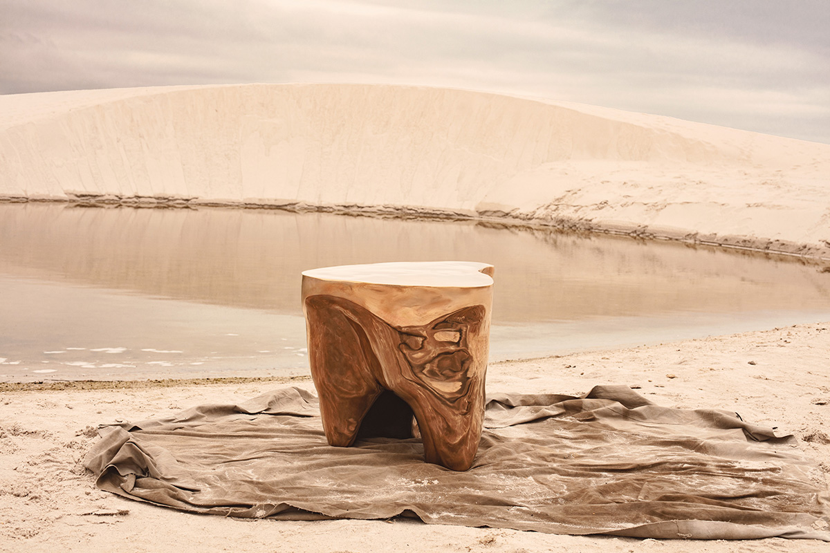 Tea Table Rocks Ernst Mirage Coffee Table: Jan Ernst’s Sculptural Ode to Cape Town’s Coastline