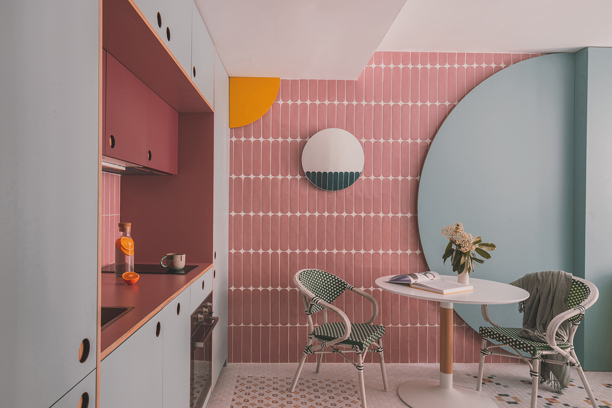 Curated visual reference: Picture Idea: Bold And Budget Savvy A Colourful Madrid Apartment By Ooiio