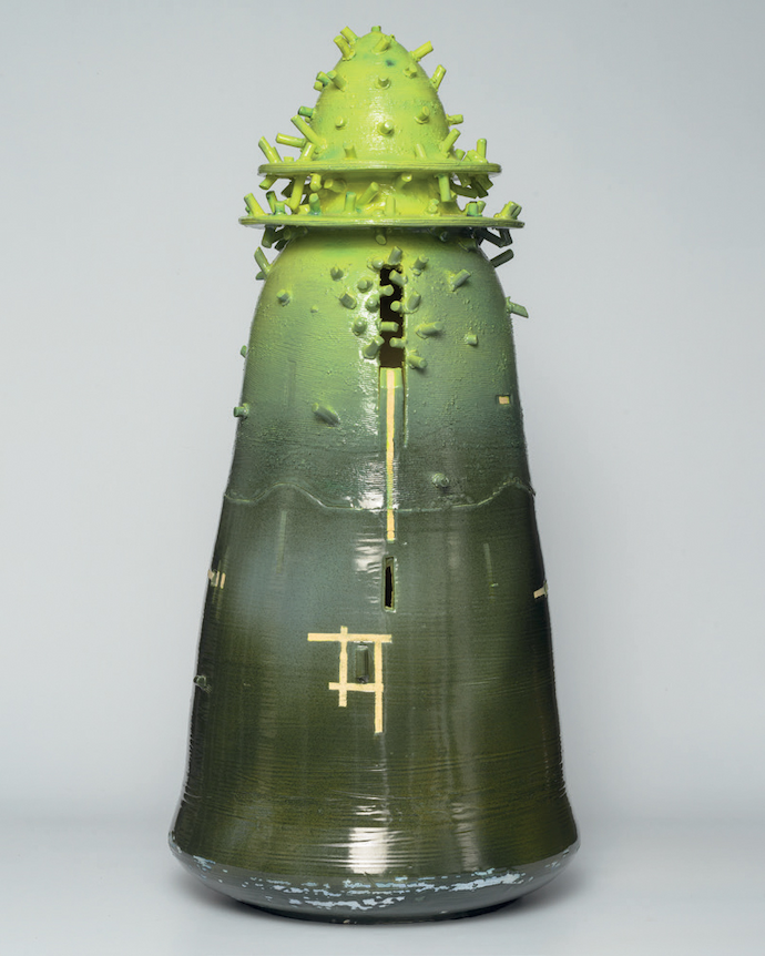 We Are the Voices That Travel Through These Houses, 2023 (ceramics).