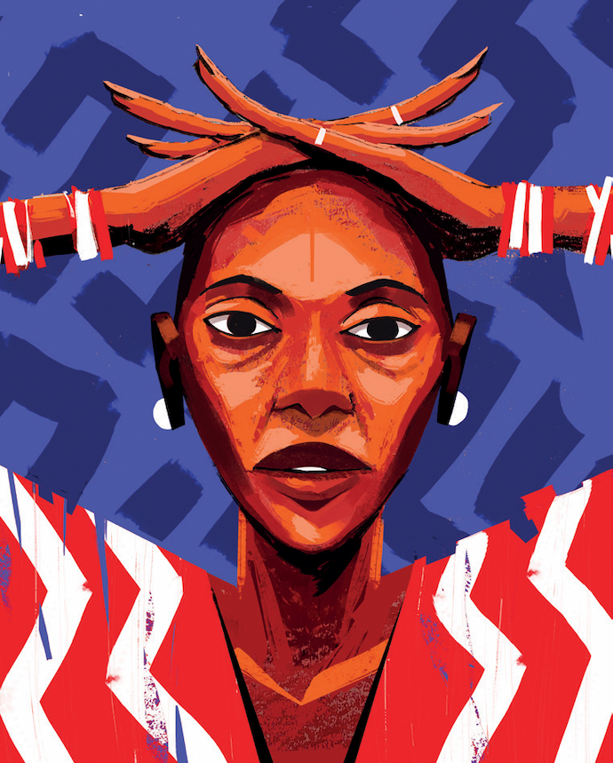 Mogau Kekana’s Woman in Red.