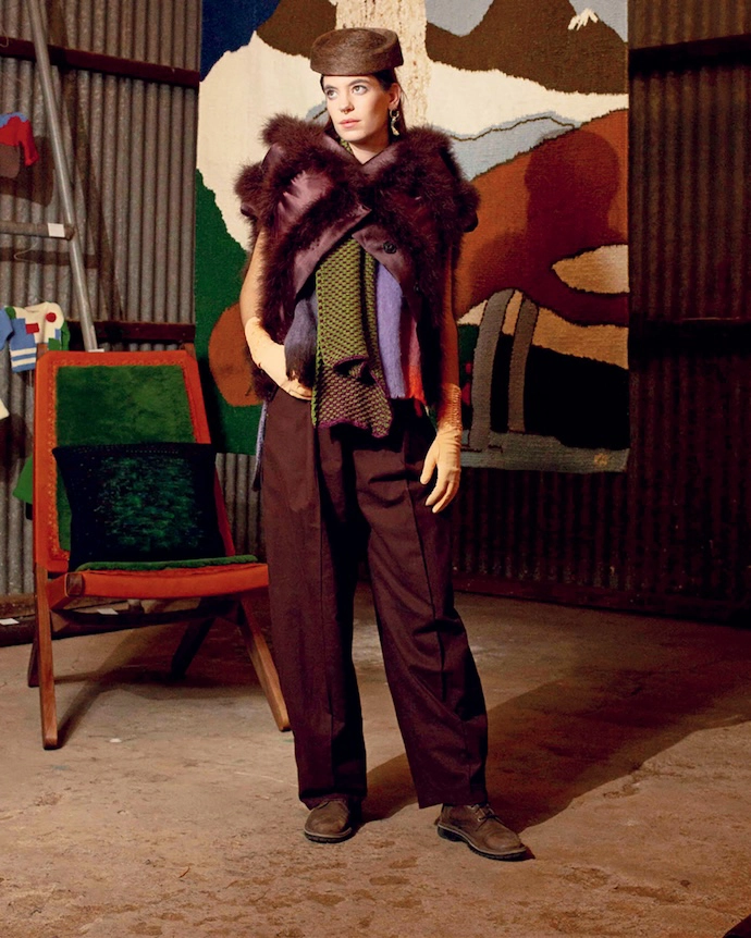 Also on show were wool items by fashion brands such as Wrapt Knitwear, Crystal Birch, Maddelein Anderson, Viviers Studio, Mmuso Maxwell and Fields.