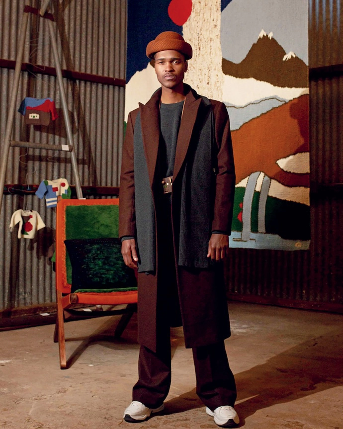 Also on show were wool items by fashion brands such as Wrapt Knitwear, Crystal Birch, Maddelein Anderson, Viviers Studio, Mmuso Maxwell and Fields.