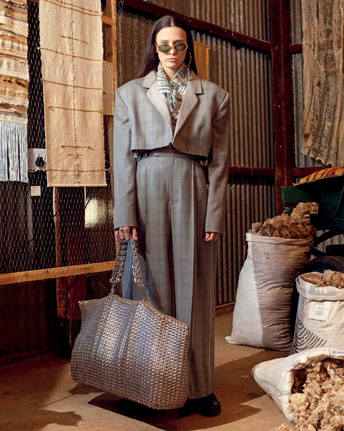 Also on show were wool items by fashion brands such as Wrapt Knitwear, Crystal Birch, Maddelein Anderson, Viviers Studio, Mmuso Maxwell and Fields.