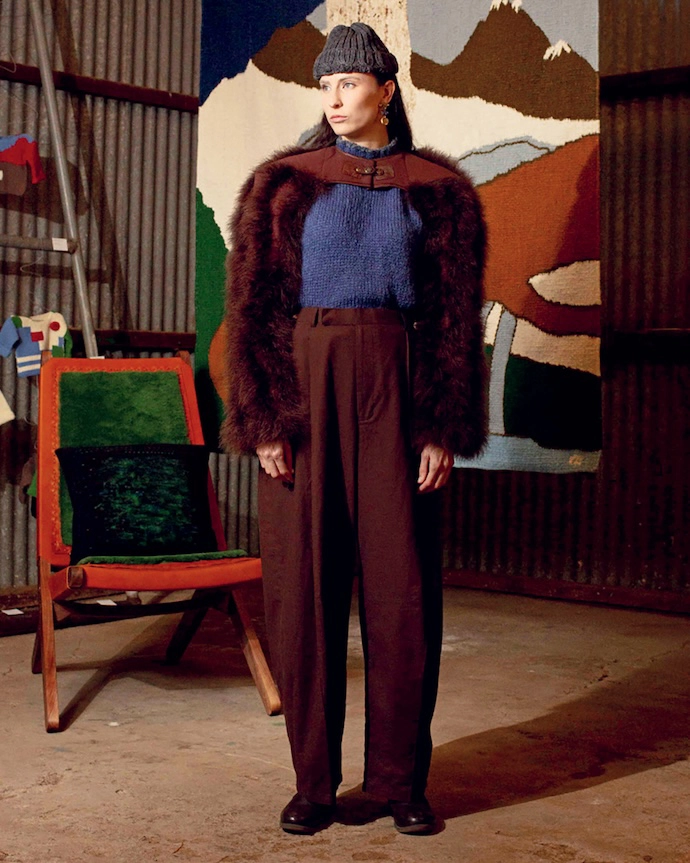 Also on show were wool items by fashion brands such as Wrapt Knitwear, Crystal Birch, Maddelein Anderson, Viviers Studio, Mmuso Maxwell and Fields.