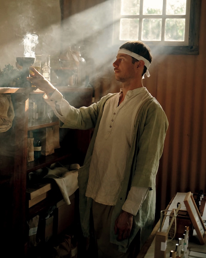 David’s eye for visuals is apparent in the curated interior.