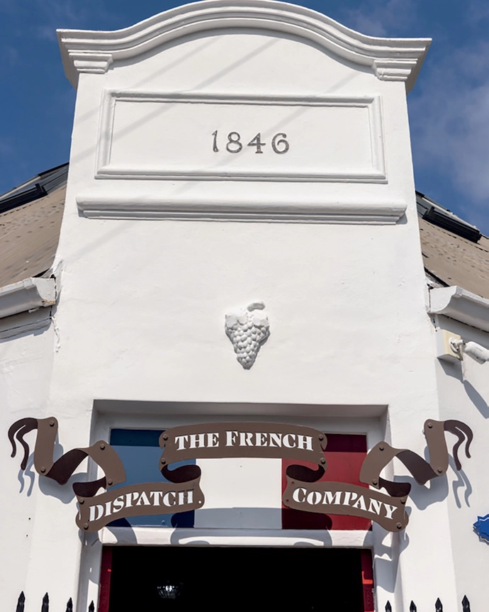 All purchases safely back and on display at The French Dispatch Company shop in Chelsea Village, Cape Town.