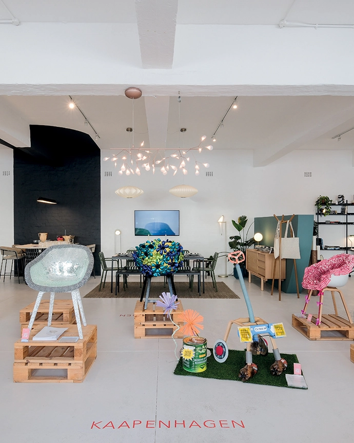 Inova Concept Store’s collab with Danish brand HAY, where 10 Cape Town designers were invited to reimagine HAY’s AAC 22 chair.