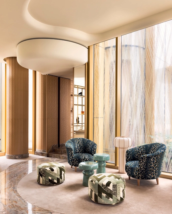 inside Cartier Azabudai, Tokyo.